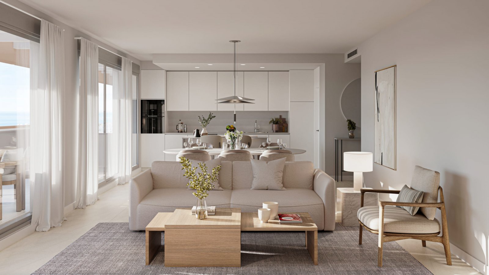 Ekskluzywne apartamenty 1 km od morza z basenem i tarasem, Estepona