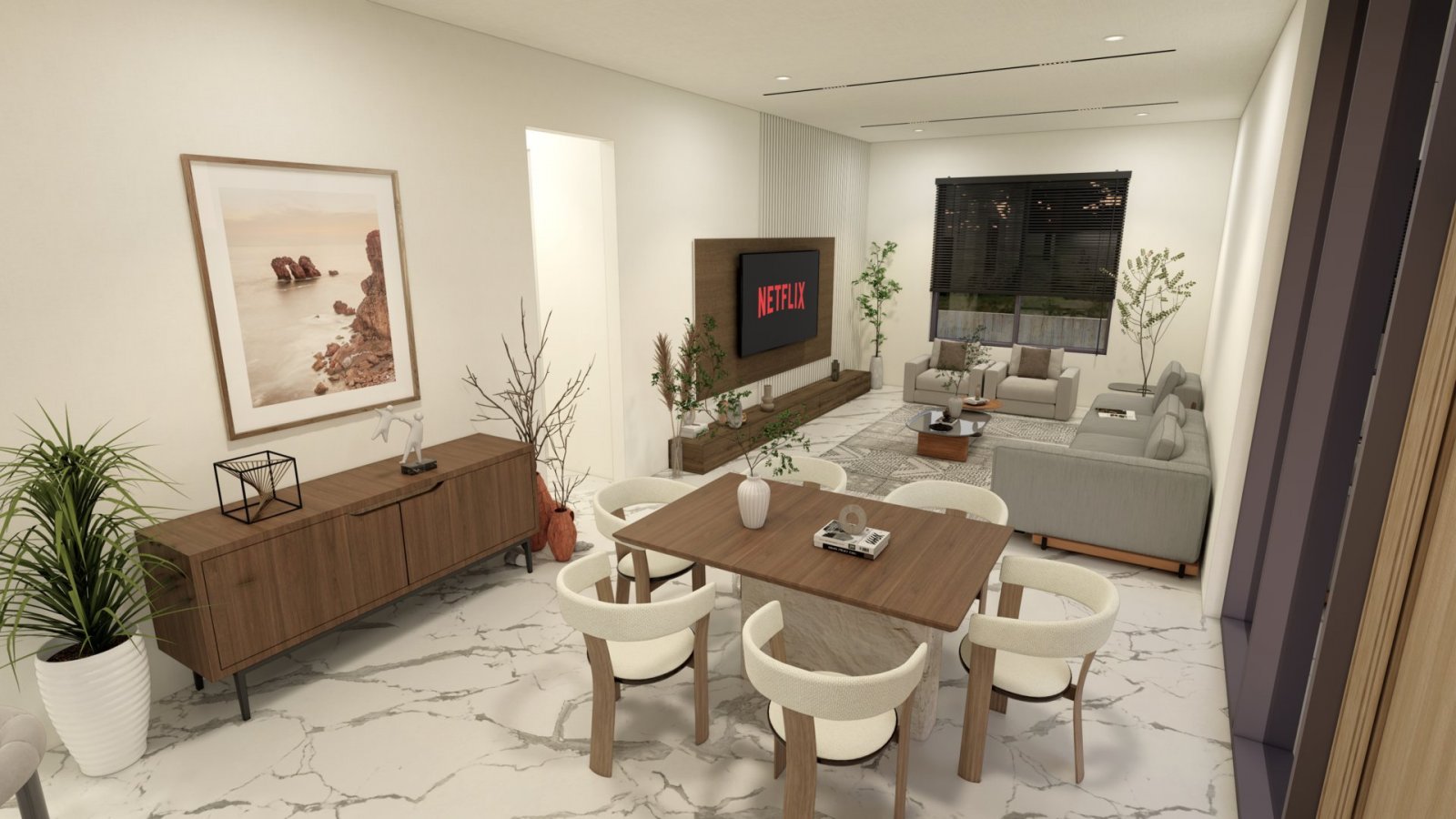 Nowoczesne domy rodzinne, ogrody i baseny, Fuente Álamo