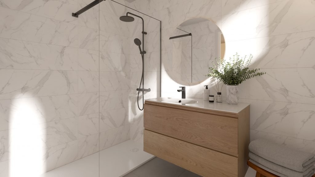 Nowoczesne apartamenty z widokiem na morze i basenem, Las Lagunas de Mijas