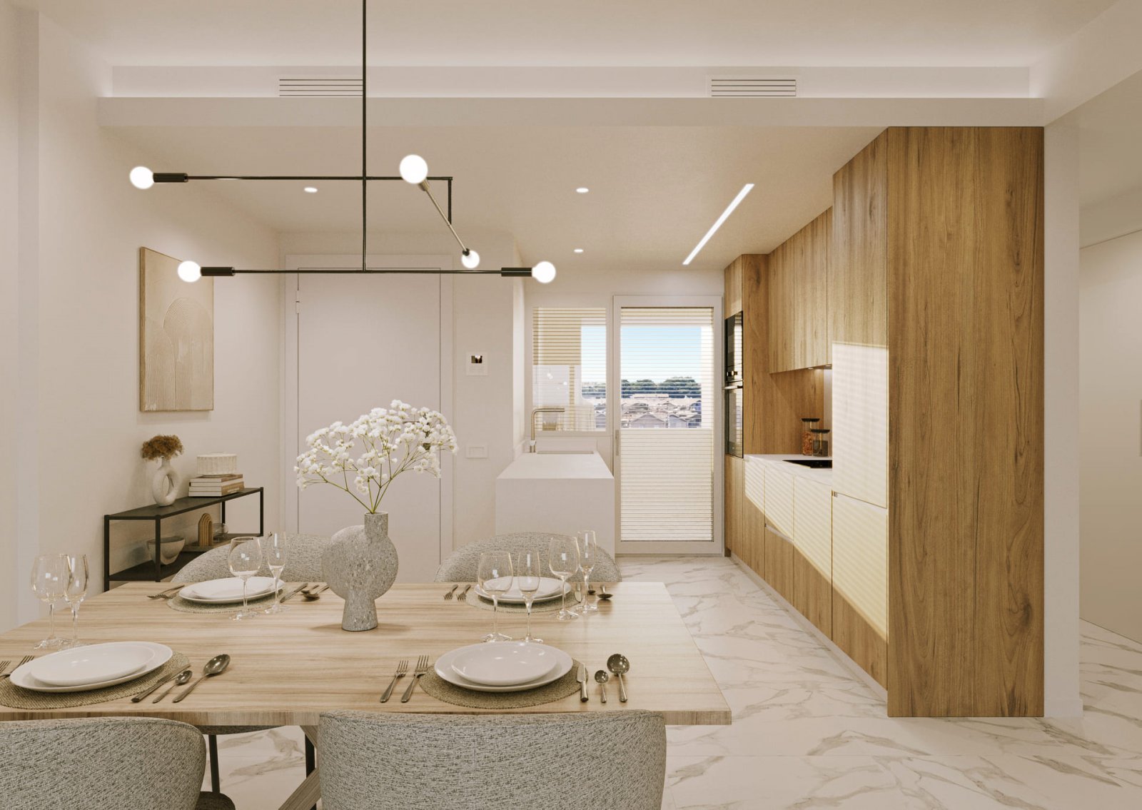 Nowoczesne apartamenty 500 m od plaży, Torrevieja