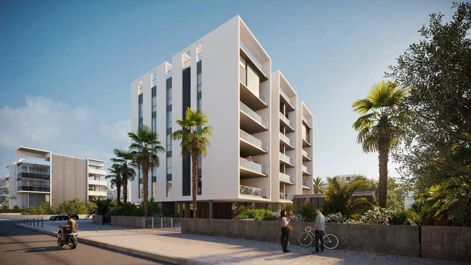 Luksusowy apartament z dwiema sypialniami nad morzem, Limassol