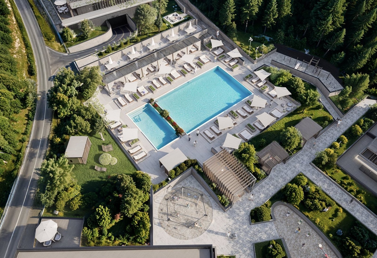 Ekskluzywne trzypokojowe mieszkanie z widokiem na morze w Zlatni Pyasatsi, Warnie