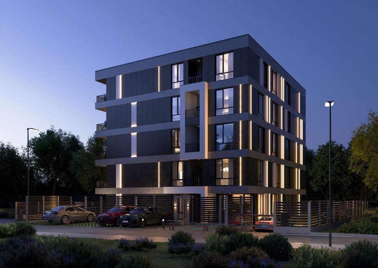 Nessebar: Nowoczesne nowe mieszkanie z 2 pokojami i tarasem w Nesebarze – bez opłat serwisowych 