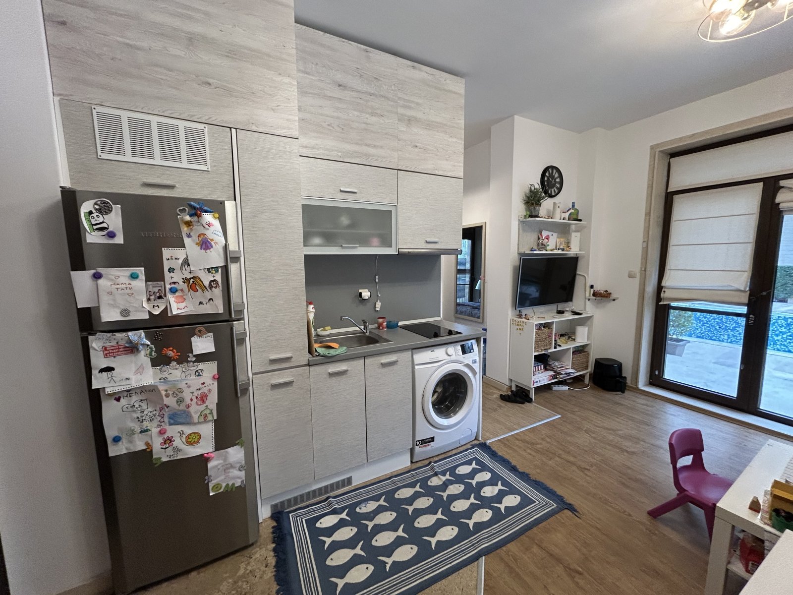 Przytulne mieszkanie z 2 pokojami z widokiem na basen w Sunny Beach – w pełni umeblowane