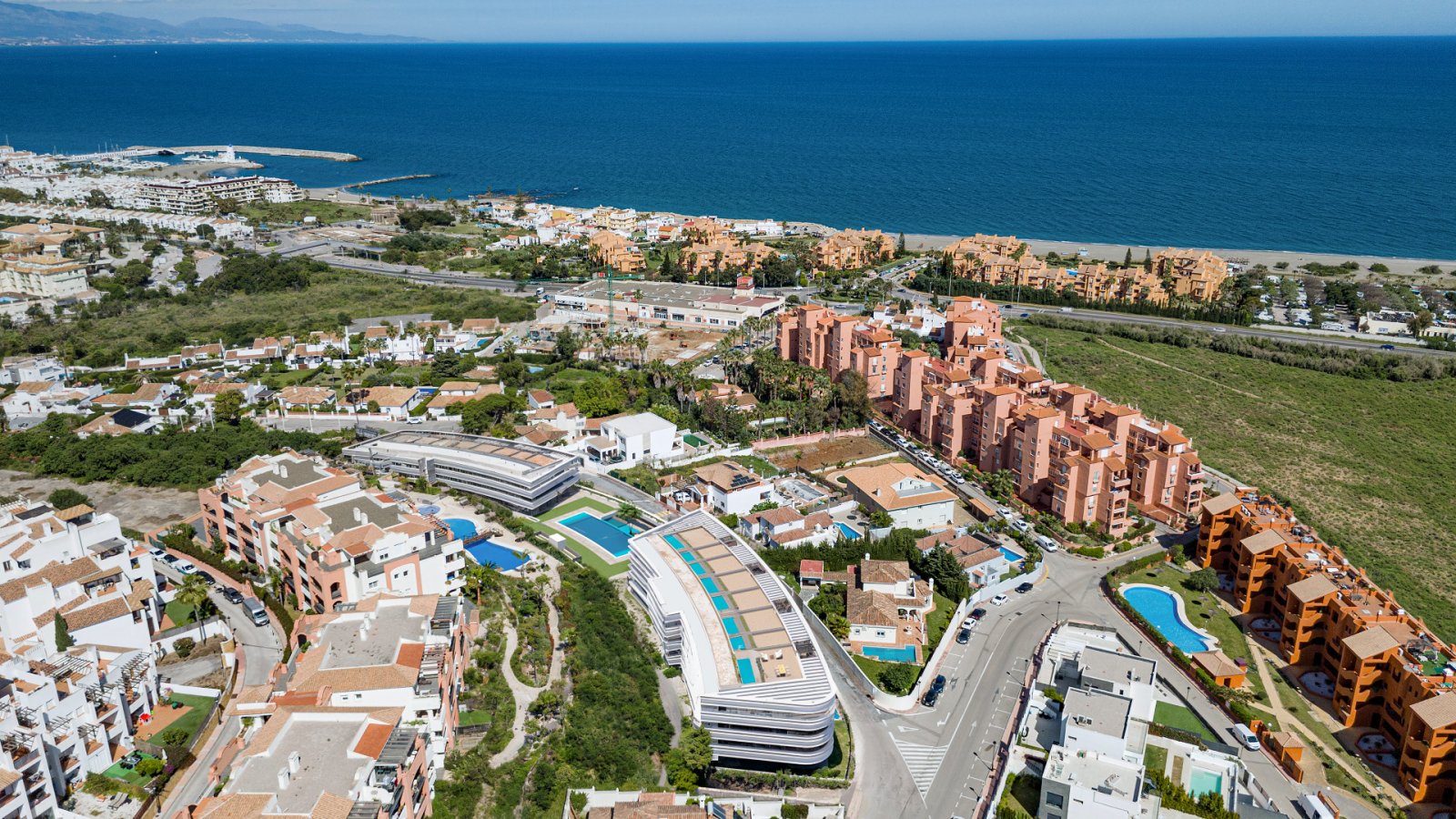 Nowoczesne apartamenty 300 m od morza, Manilva