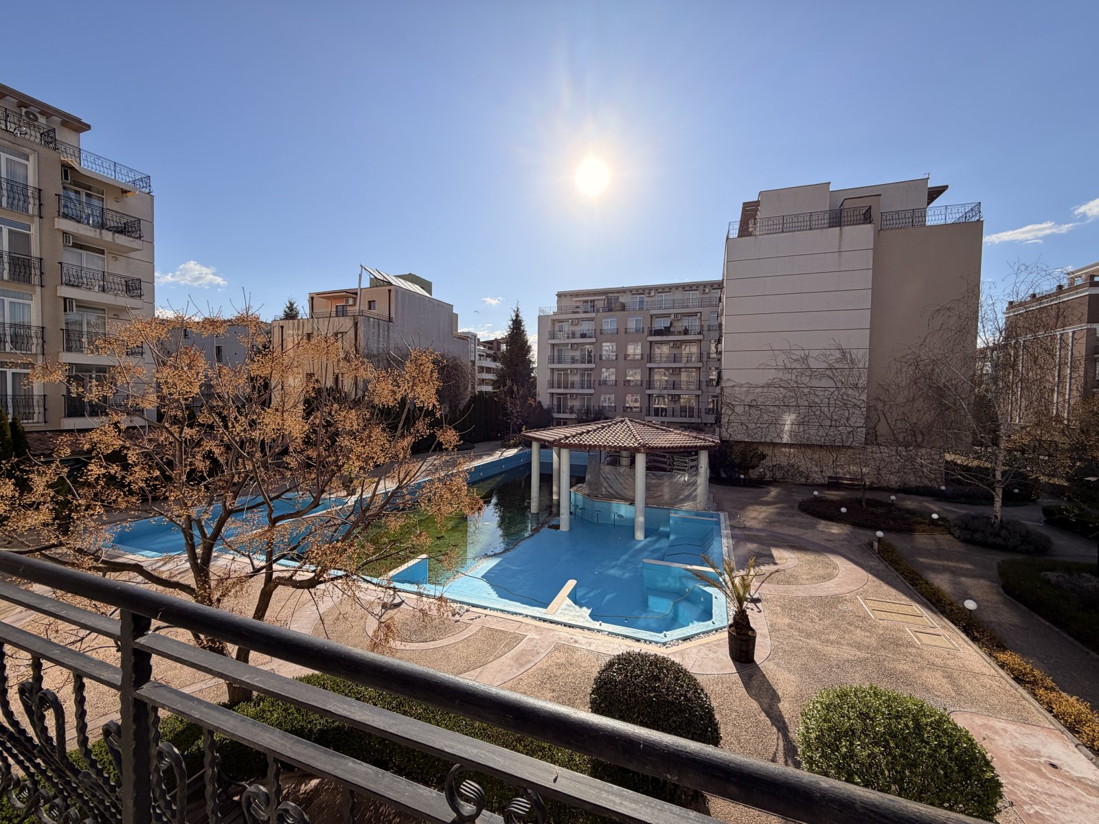 Studio im Down Park mit Poolblick Sonnenstrand Bulgarien