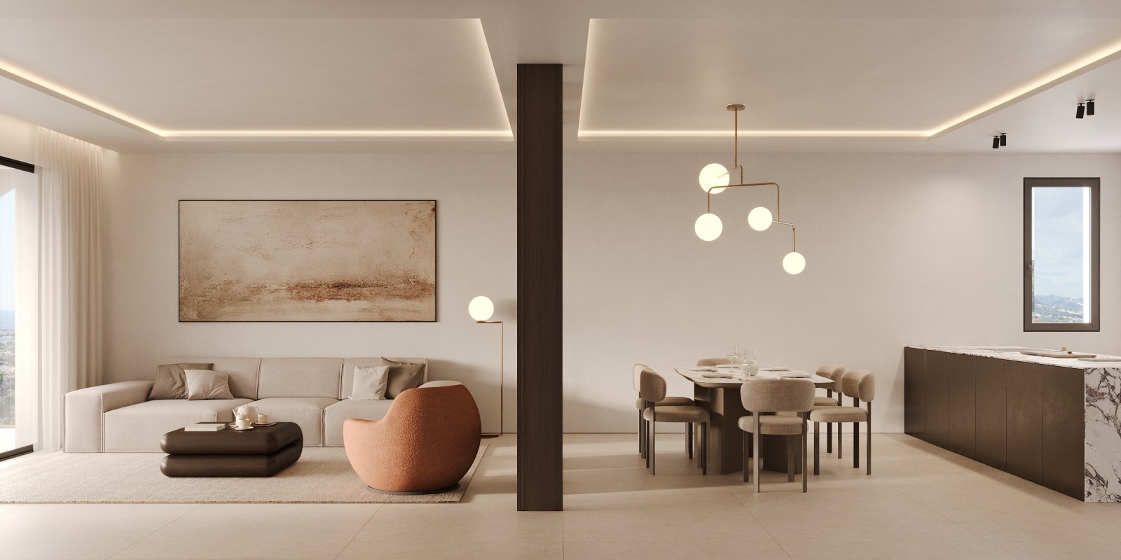 Exklusive Apartments, 400 m vom Meer entfernt, Estepona