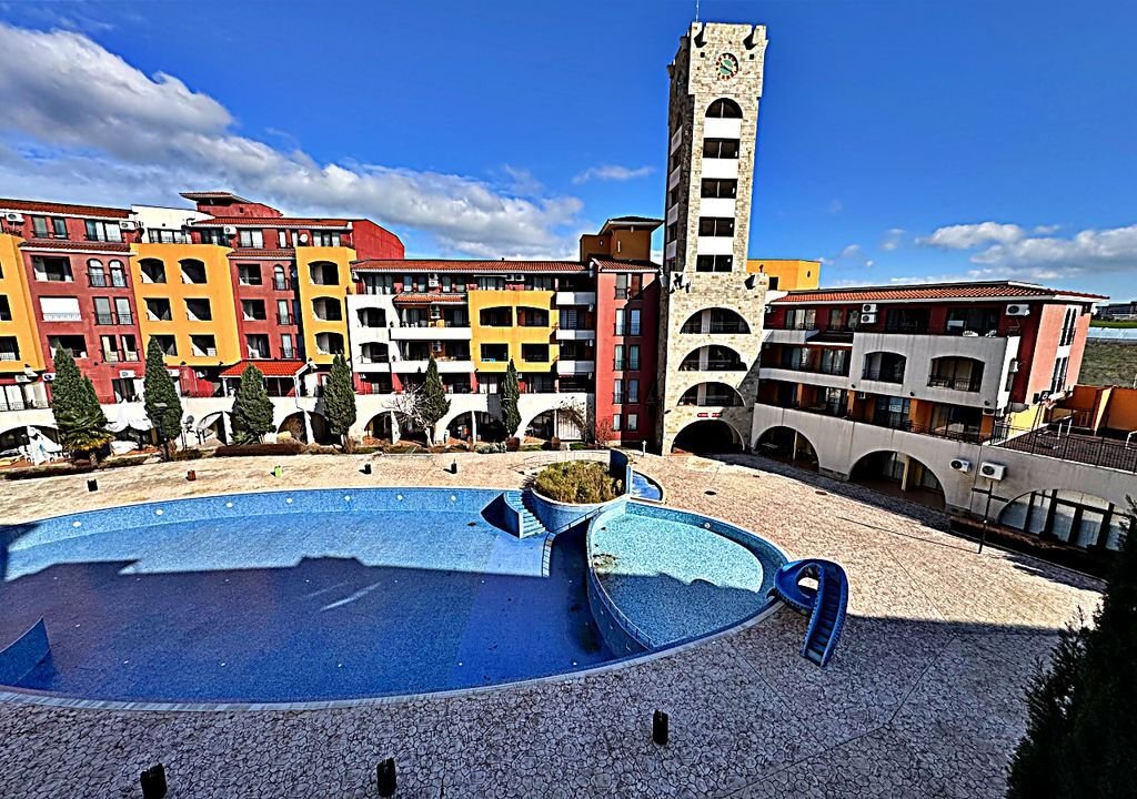 Studio im Marina Cape mit Blick auf den Pool Aheloy Bulgarien