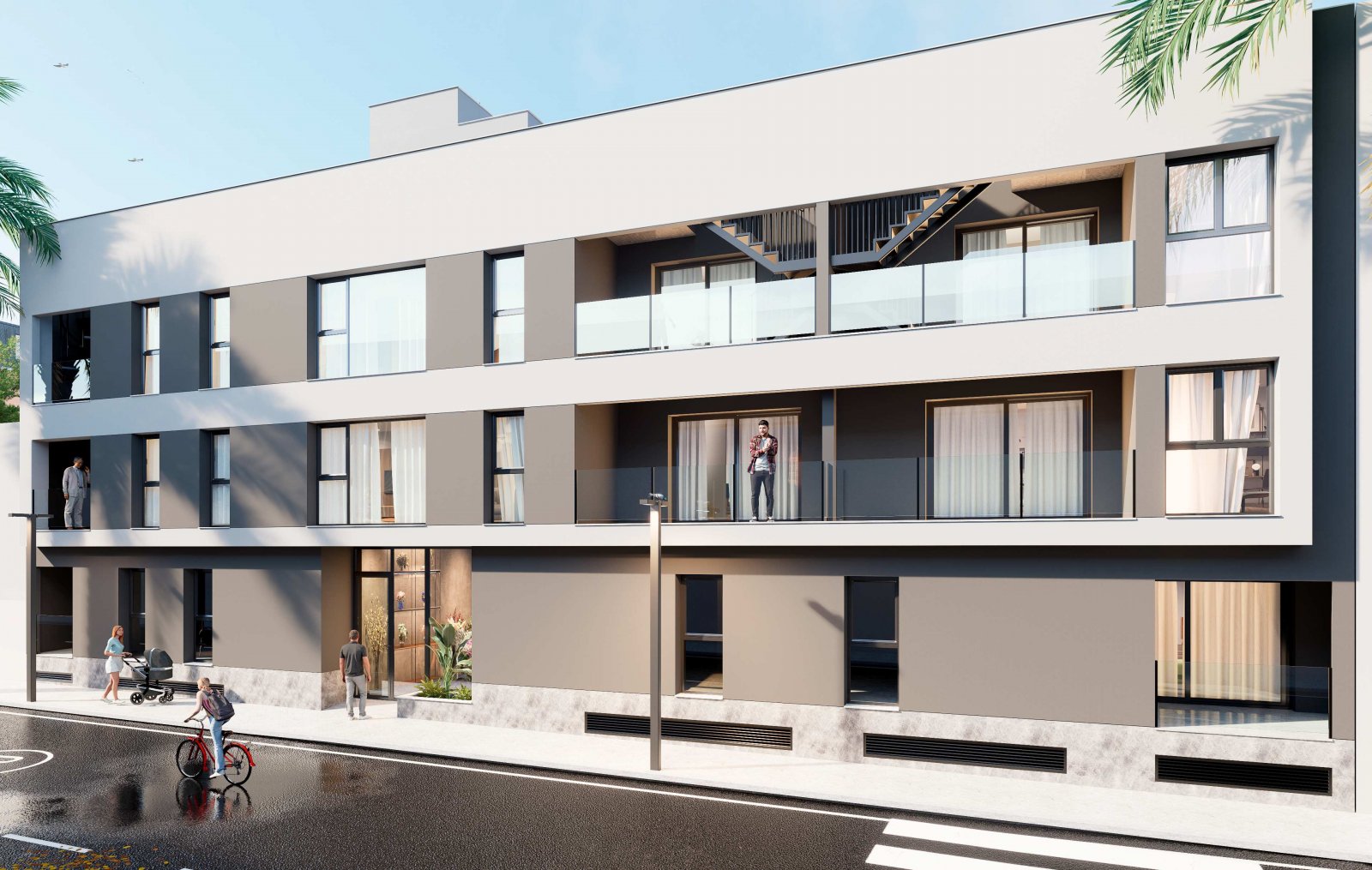 Exklusive Apartments mit Swimmingpool, 500 m vom Meer entfernt, Lo Pagán