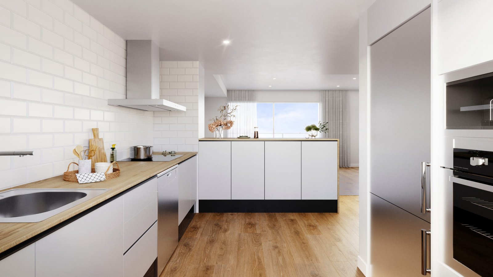 Nowoczesne apartamenty przy polu golfowym, ogrodzie i basenie, Monforte del Cid