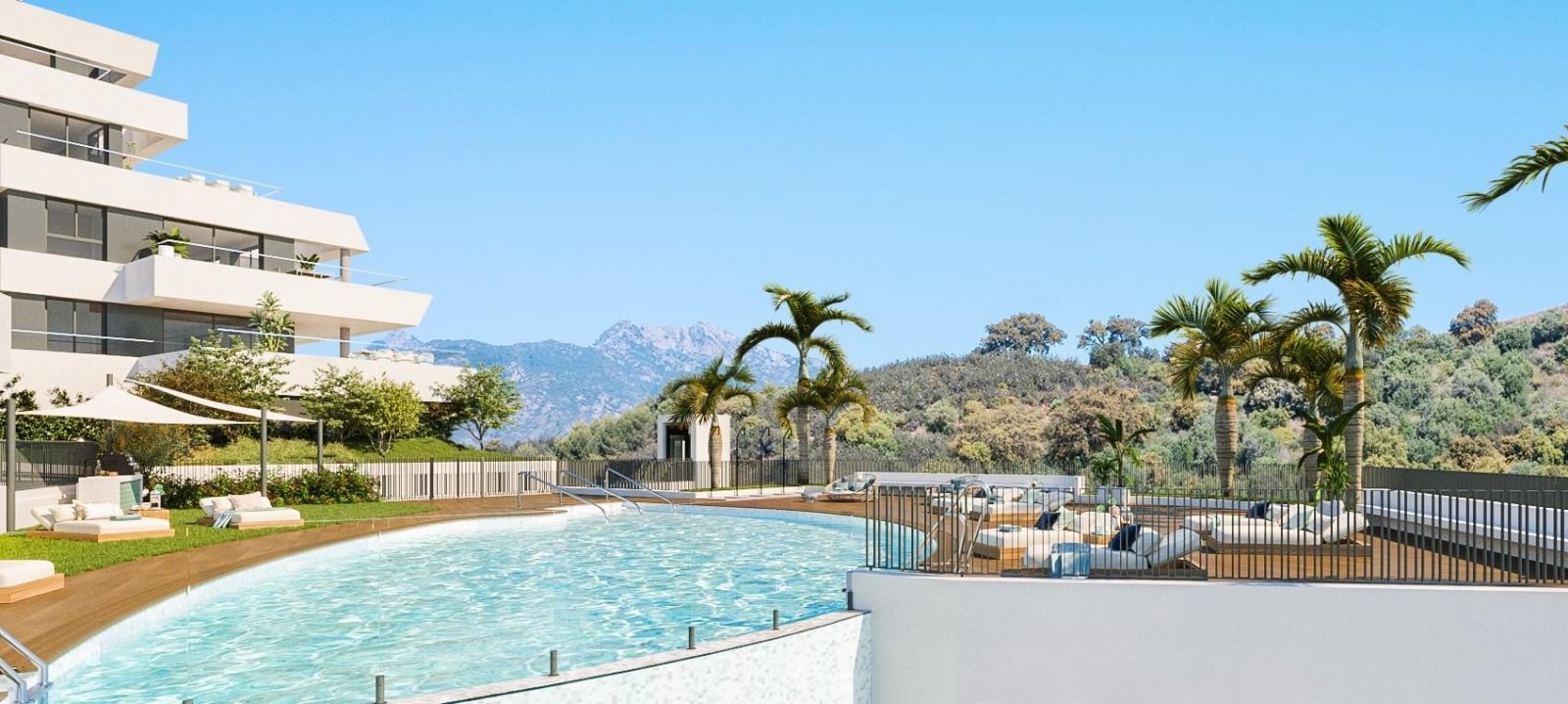 Exklusive Apartments mit Meerblick und 3 km vom Strand entfernt, Marbella