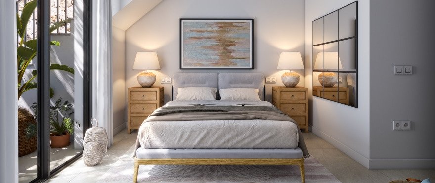 Stylowy apartament z tarasem i solarium 100 m od plaży San Telmo na Majorce