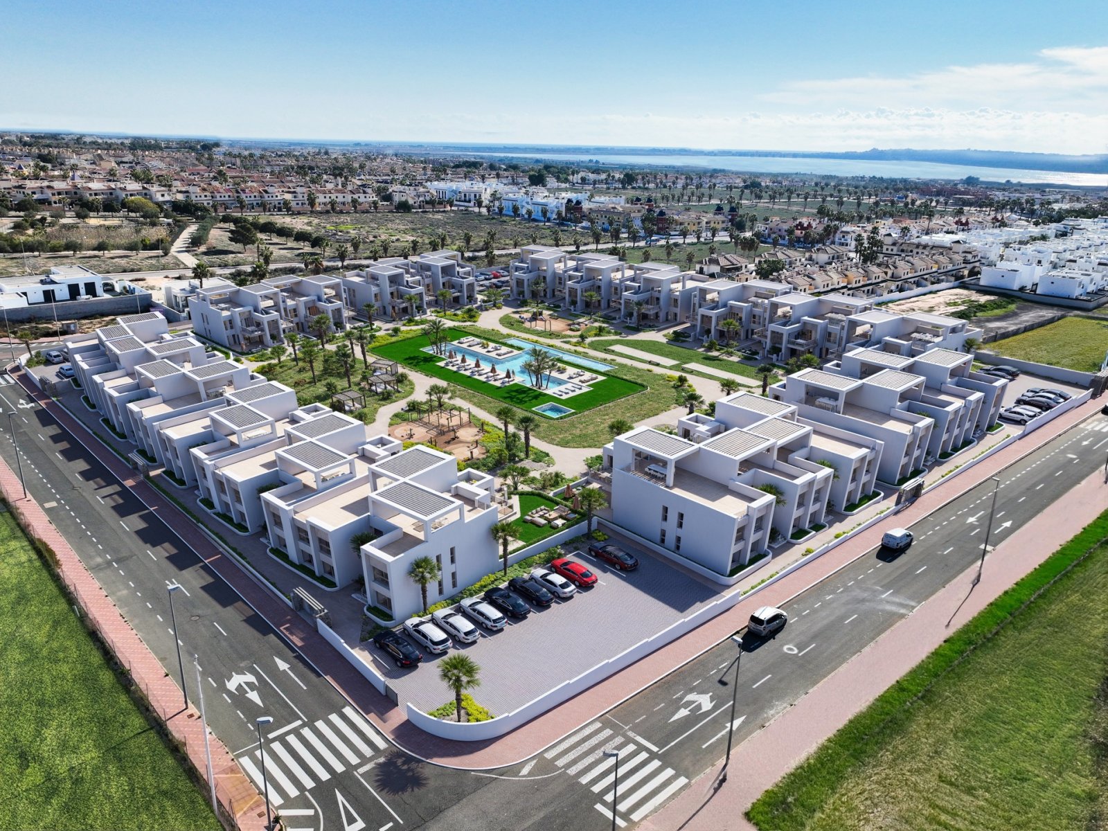 Nowoczesne bungalowy, prywatne ogrody i basen, Ciudad Quesada