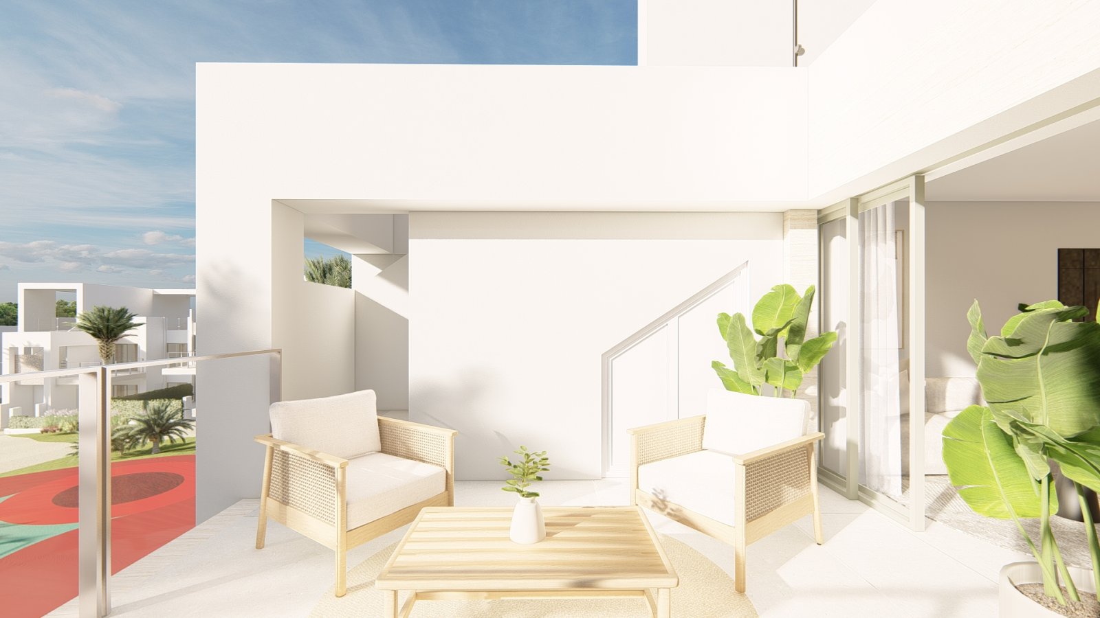 Nowoczesne bungalowy, prywatne ogrody i basen, Ciudad Quesada