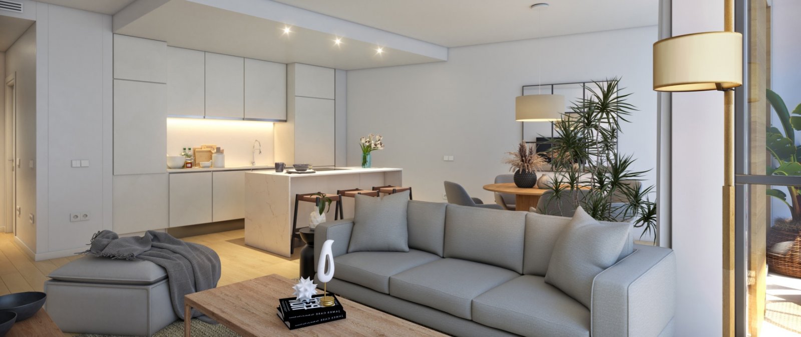 Nowoczesny apartament z balkonem blisko morza i pola golfowego w Palma de Mallorca