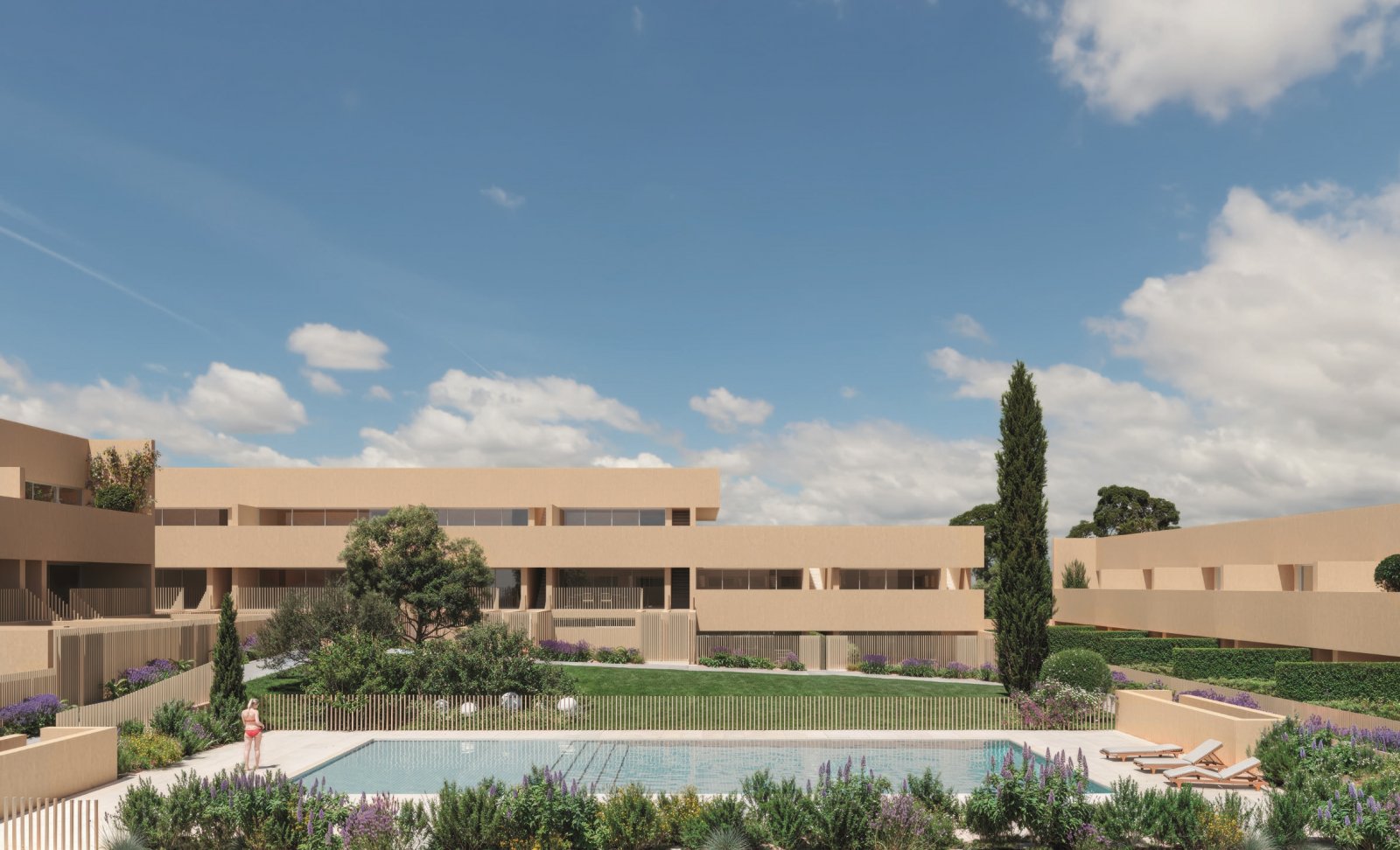 Nowoczesne bungalowy, prywatne ogrody i basen, Torrevieja