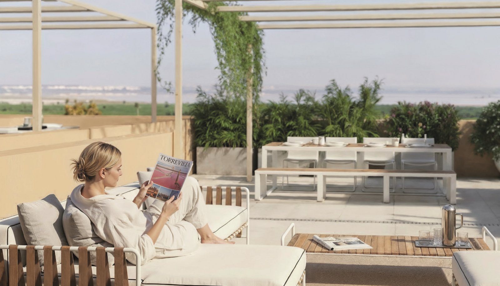 Nowoczesne bungalowy z prywatnym ogrodem i basenem, Torrevieja