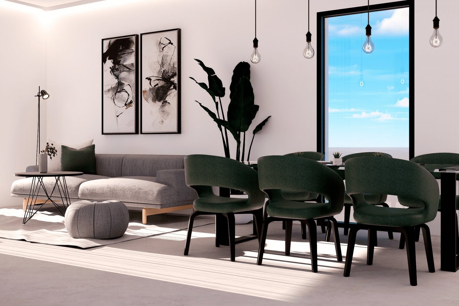 Moderne Residenz mit Meerblick und Nähe zum Golf, Finestrat