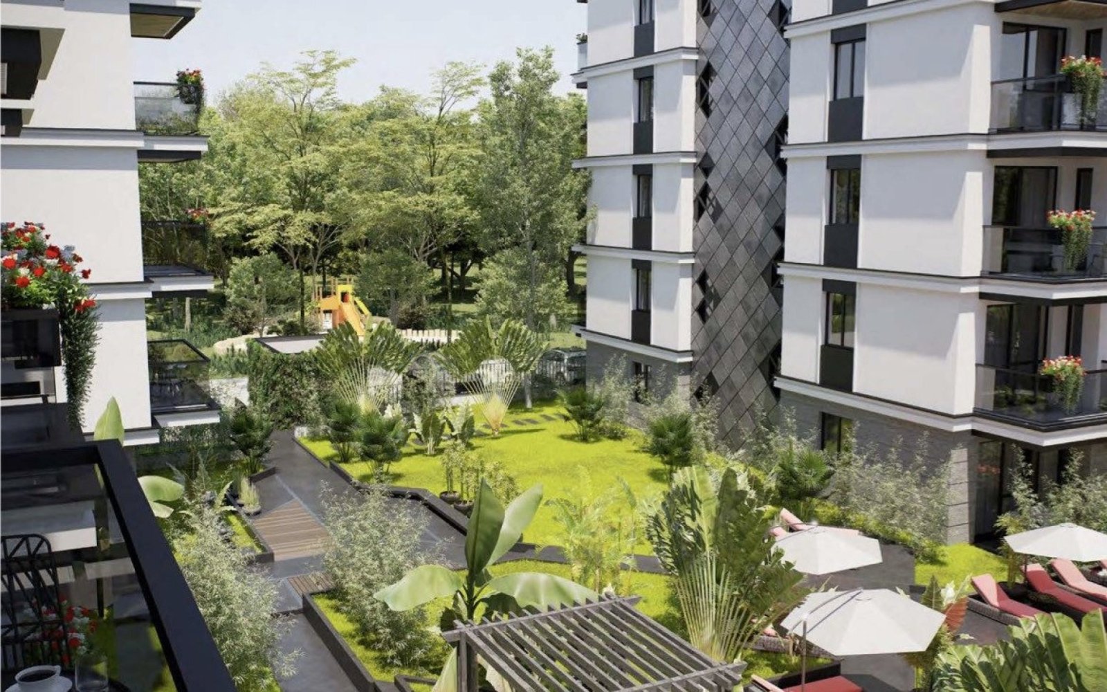 Dwupokojowe mieszkanie w nowym kompleksie Emilia Romana Este – Plaża Słoneczna, Bułgaria