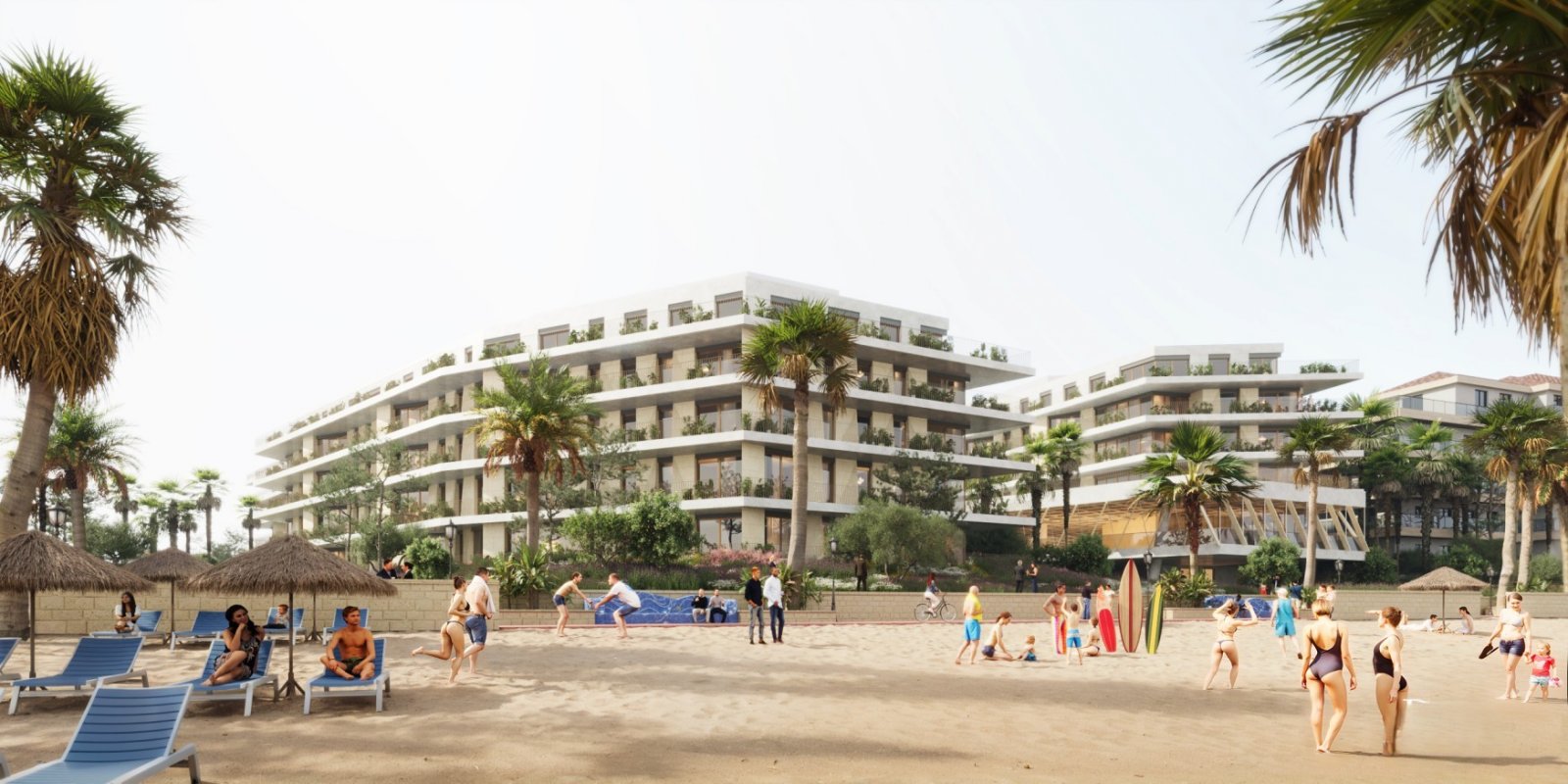 Exklusive Wohnungen direkt am Strand, Manilva