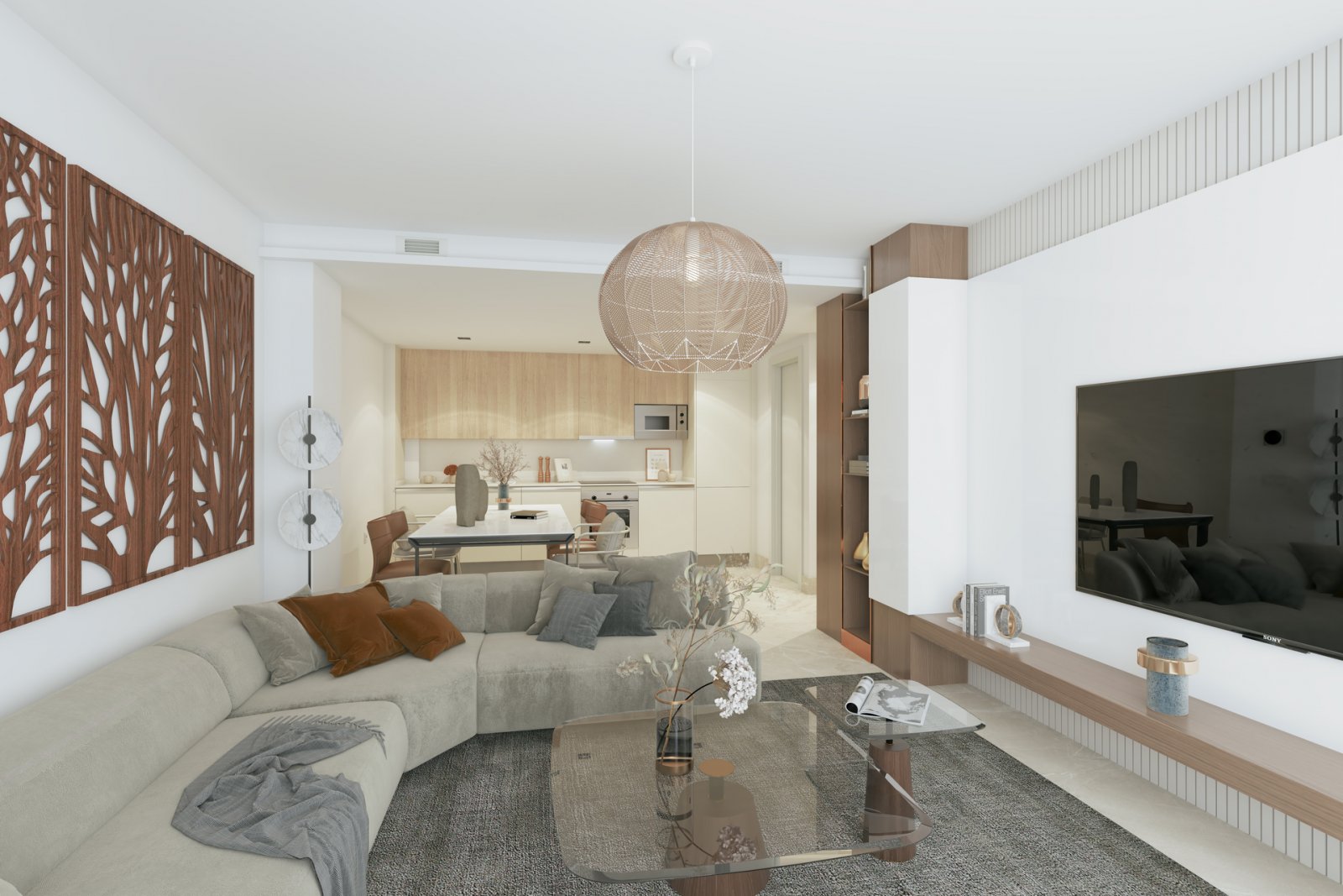 Przestronny apartament z tarasem słonecznym i widokiem na okolicę Benahavís