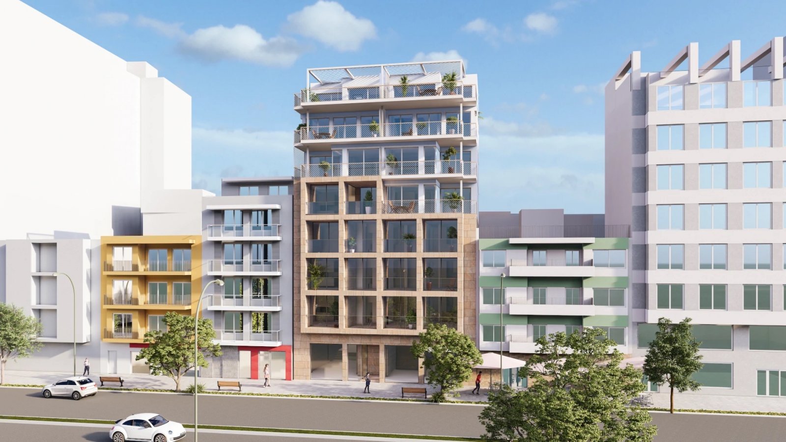 Exklusive Apartments → 150 m vom Meer entfernt, Swimmingpool und Smart Home → La Vila Joiosa