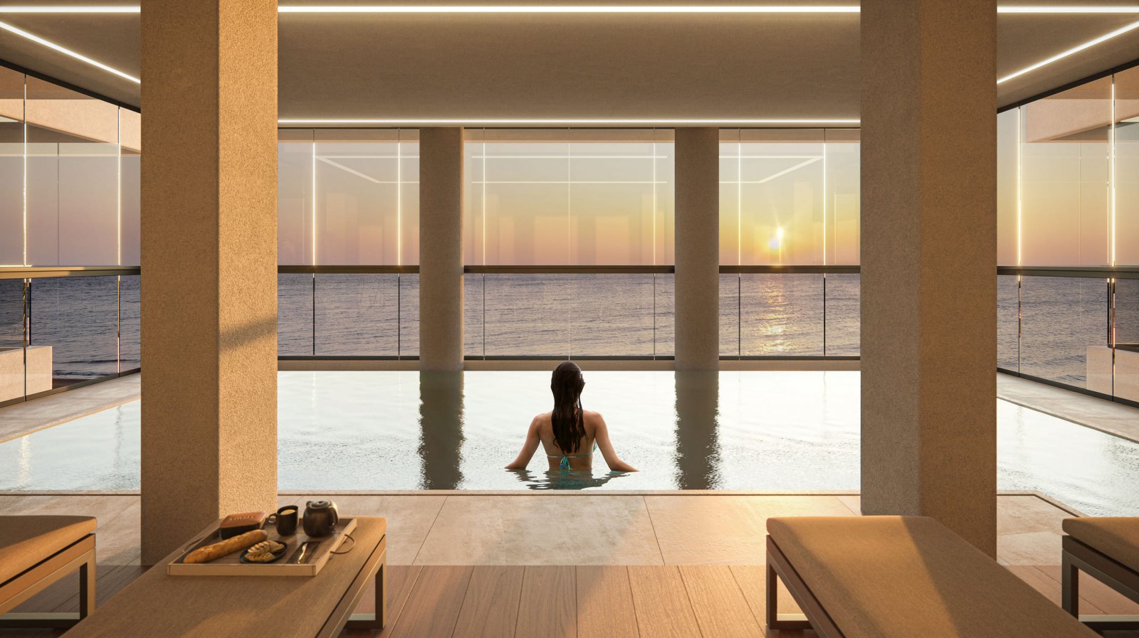 Moderne Apartments und Penthäuser, 100 m vom Meer entfernt, Calpe