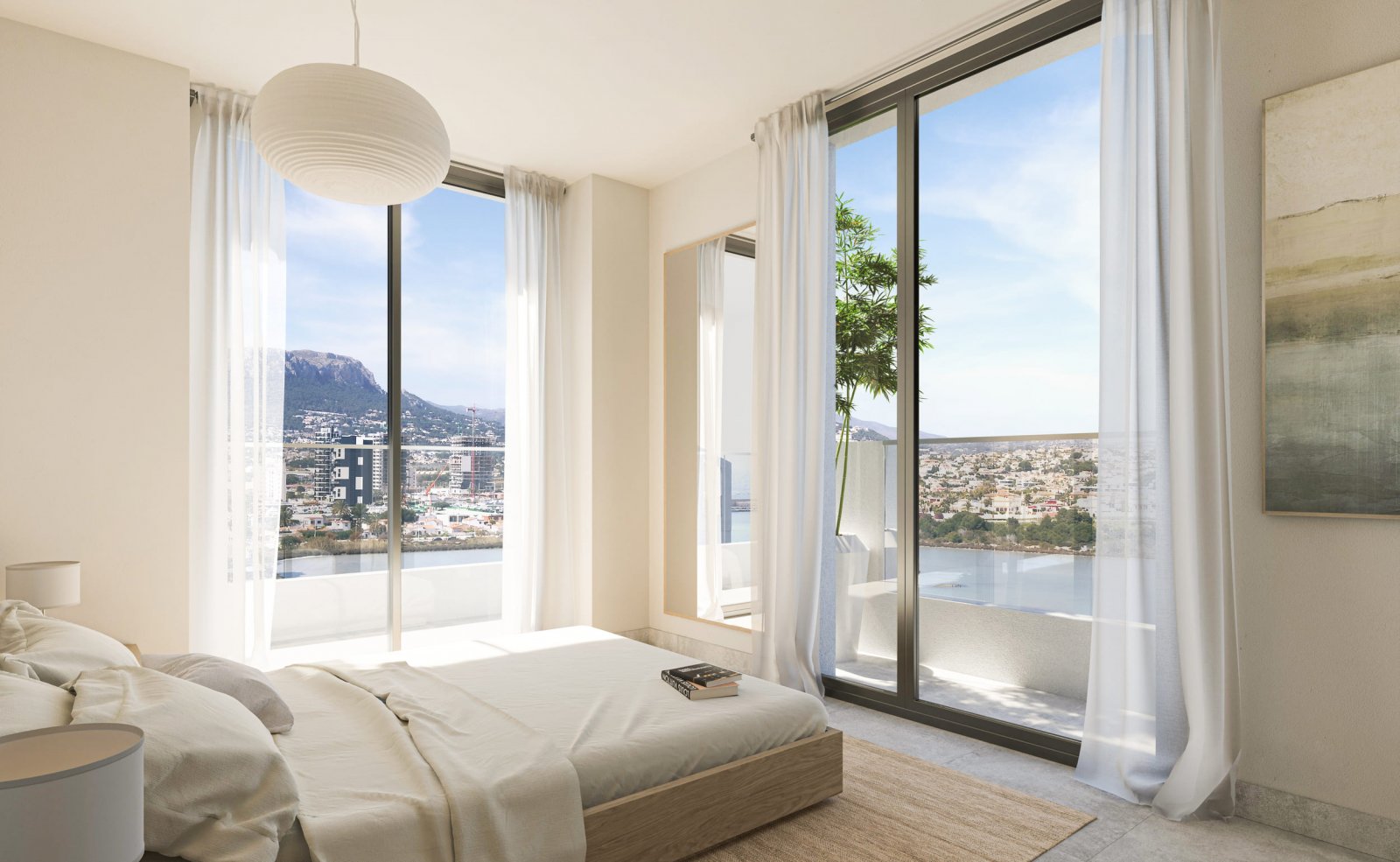 Moderne Apartments und Penthäuser, 100 m vom Meer entfernt, Calpe