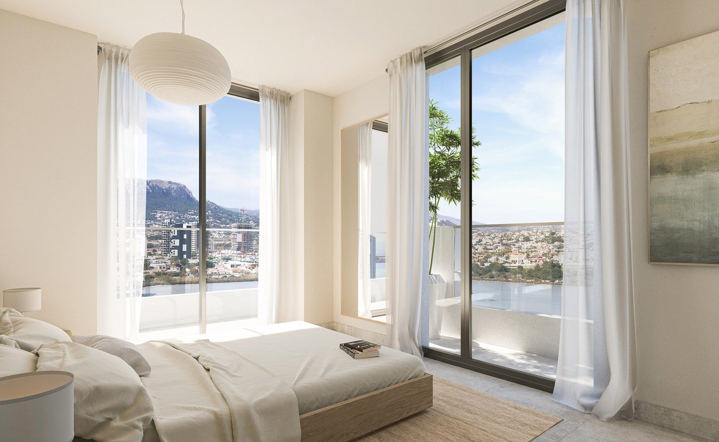 Moderne Apartments und Penthäuser, 100 m vom Meer entfernt, Calpe