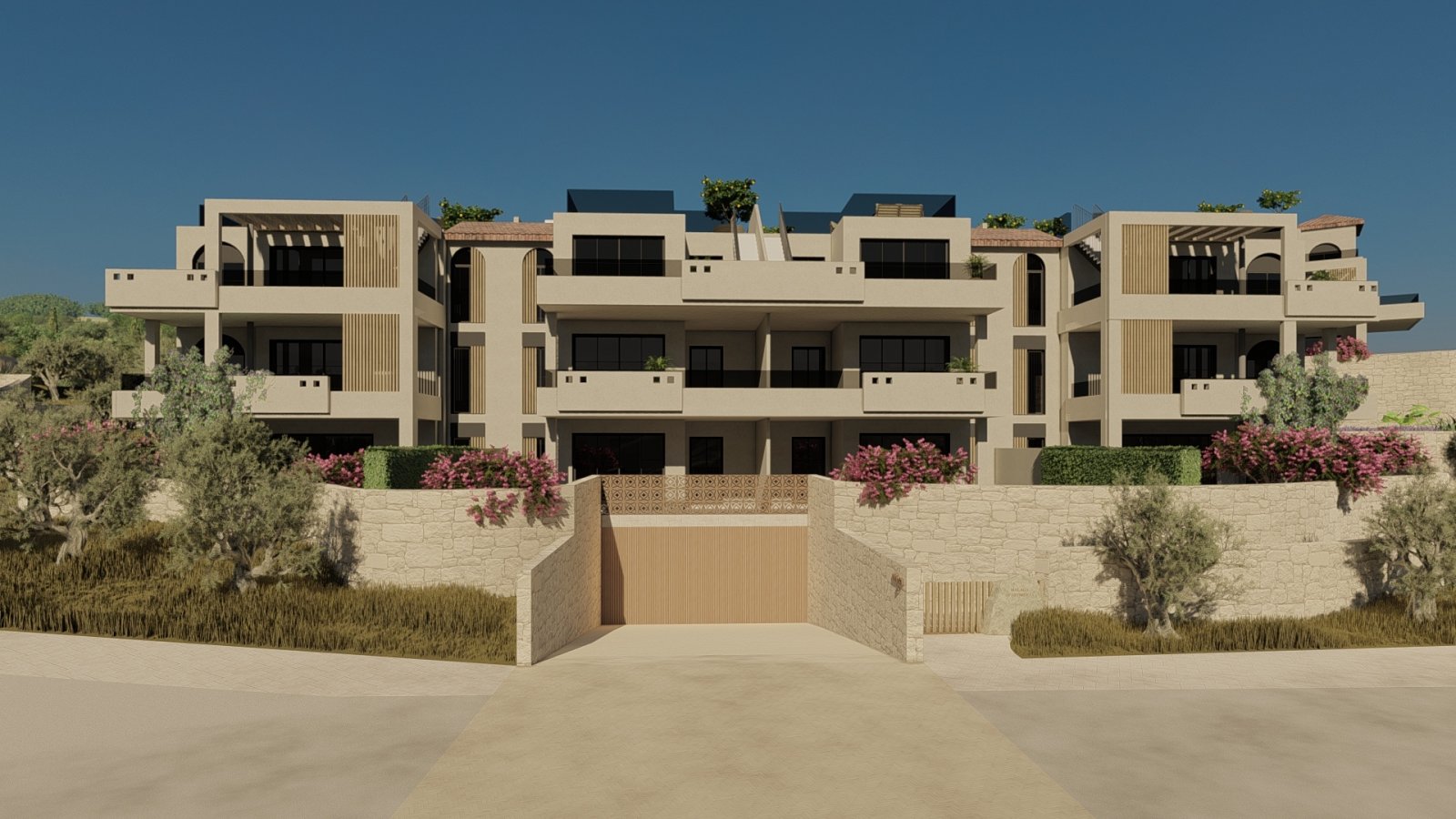 Komfortowe apartamenty z prywatnym ogrodem i basenem, Guaro