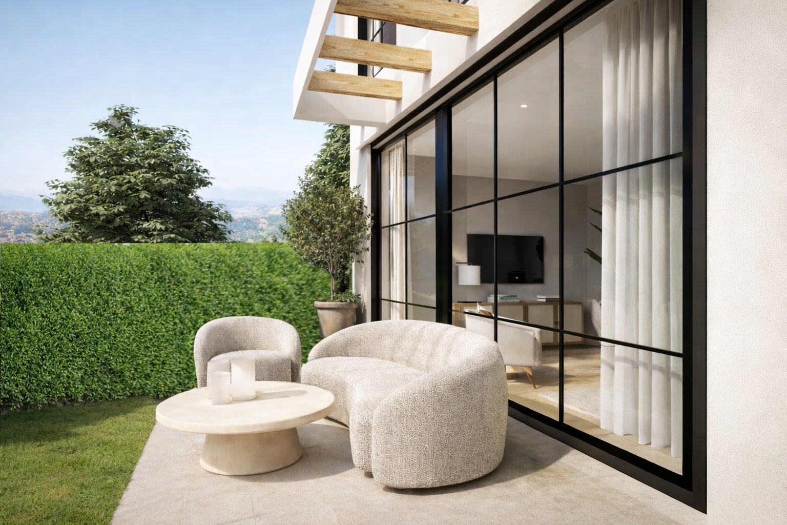 Komfortowe apartamenty z prywatnym ogrodem i basenem, Guaro