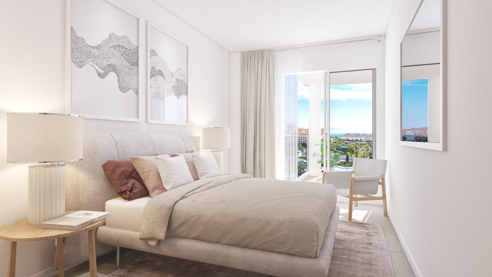 Stylowe apartamenty nad morzem, 1 km od plaży, Manilva