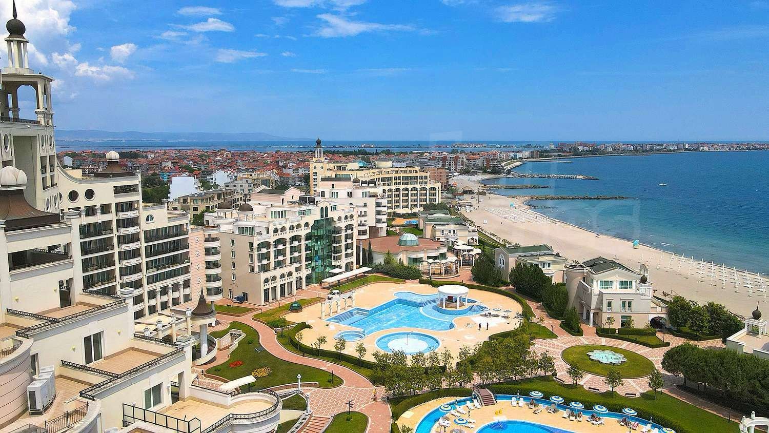 Vollständig möbliertes Ein-Zimmer-Apartment im Sunset Resort, Pomorie Sunset Resort