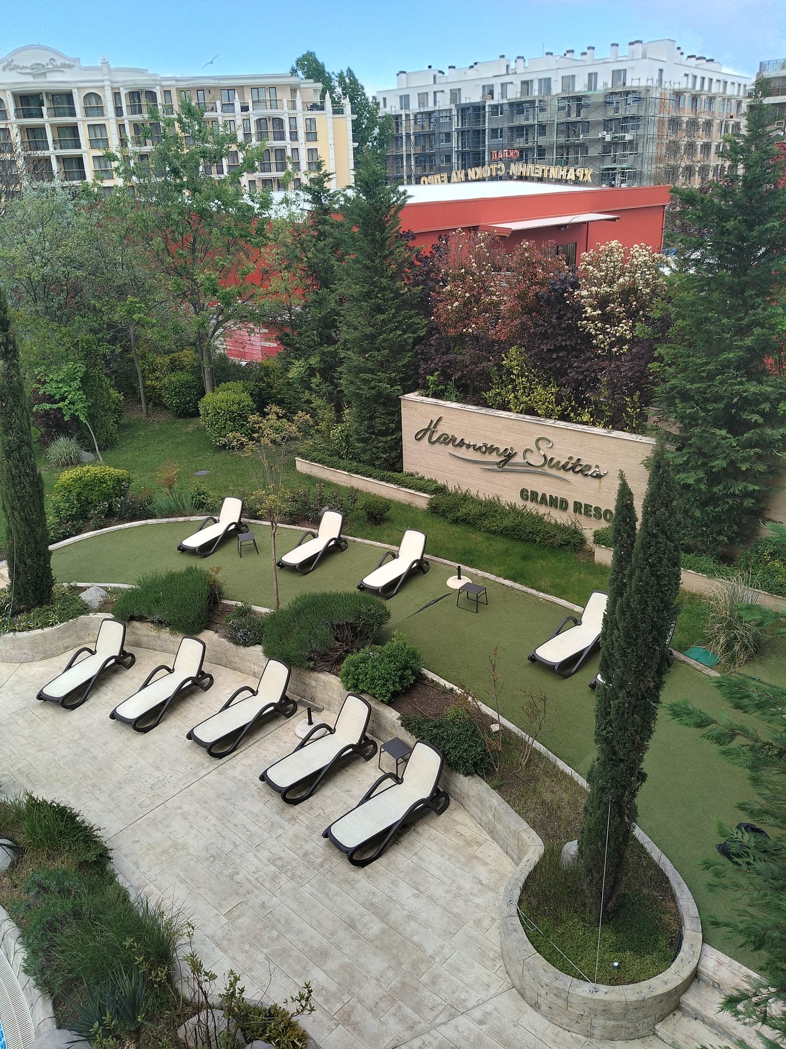   Piękny luksusowy apartament z trzema sypialniami w Harmony Suites Grand Resort, Słoneczny Brzeg  