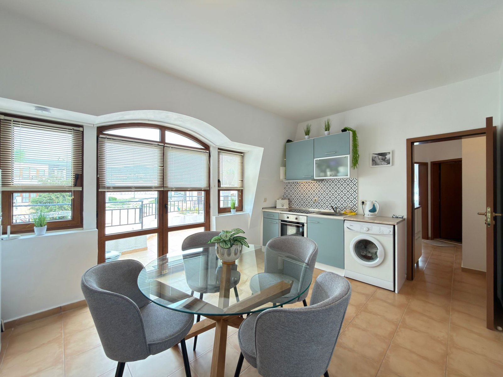 3-pokojowa maisonette z widokiem na morze w Nessebar View Kosharitsa, Bułgaria