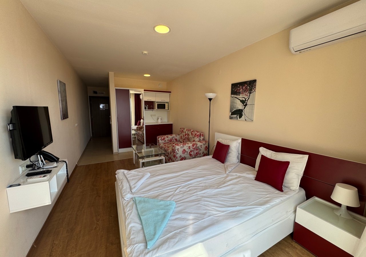 Studio z widokiem na morze w Premier Fort Sveti Vlas, Bułgaria