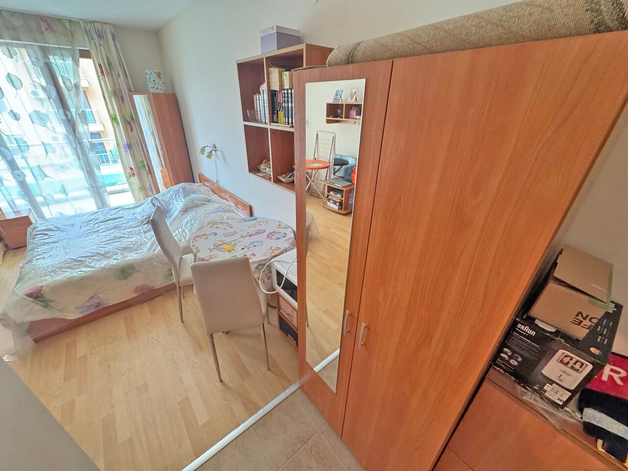 Studio z widokiem na basen w kompleksie Amadeus 11, Słoneczny Brzeg, Bułgaria