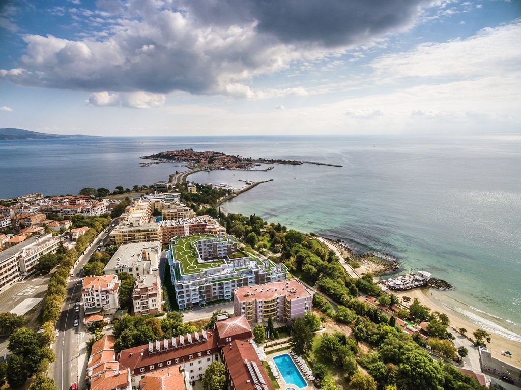 Dwupokojowe mieszkanie w Valenzia Gardens Nessebar, Bułgaria
