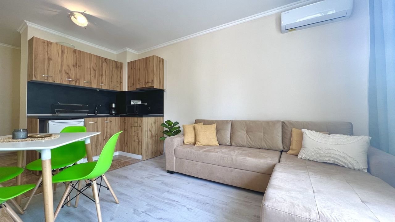 Dwupokojowe mieszkanie w kompleksie Villa Sardinia, Sveti Vlas, Bułgaria