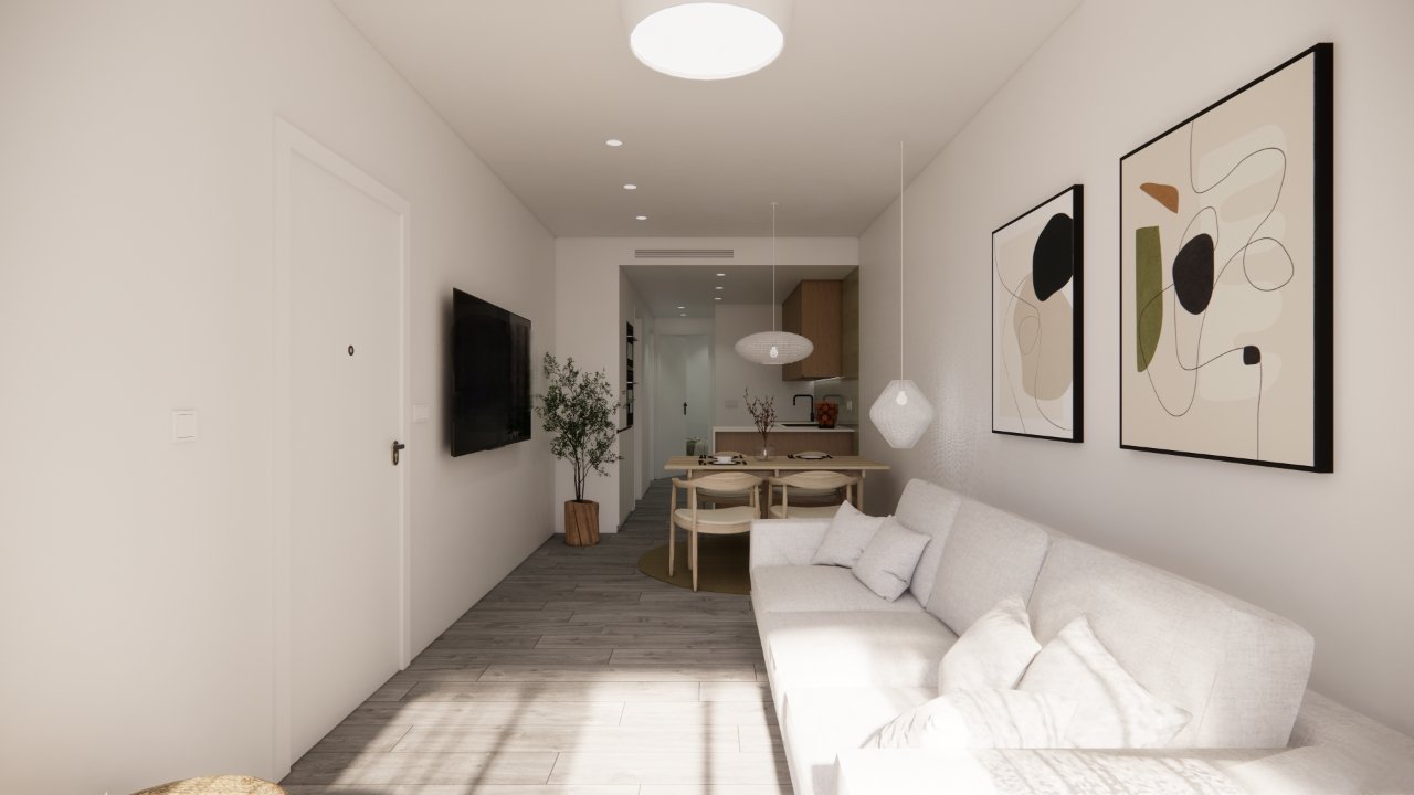 Ekskluzywne apartamenty i parter nad morzem, 170 m od plaży, Torre de la Horadada