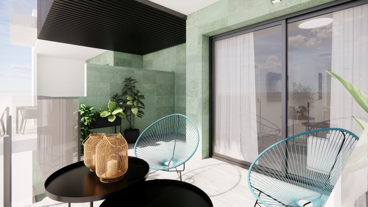 Ekskluzywne apartamenty i parter nad morzem, 170 m od plaży, Torre de la Horadada