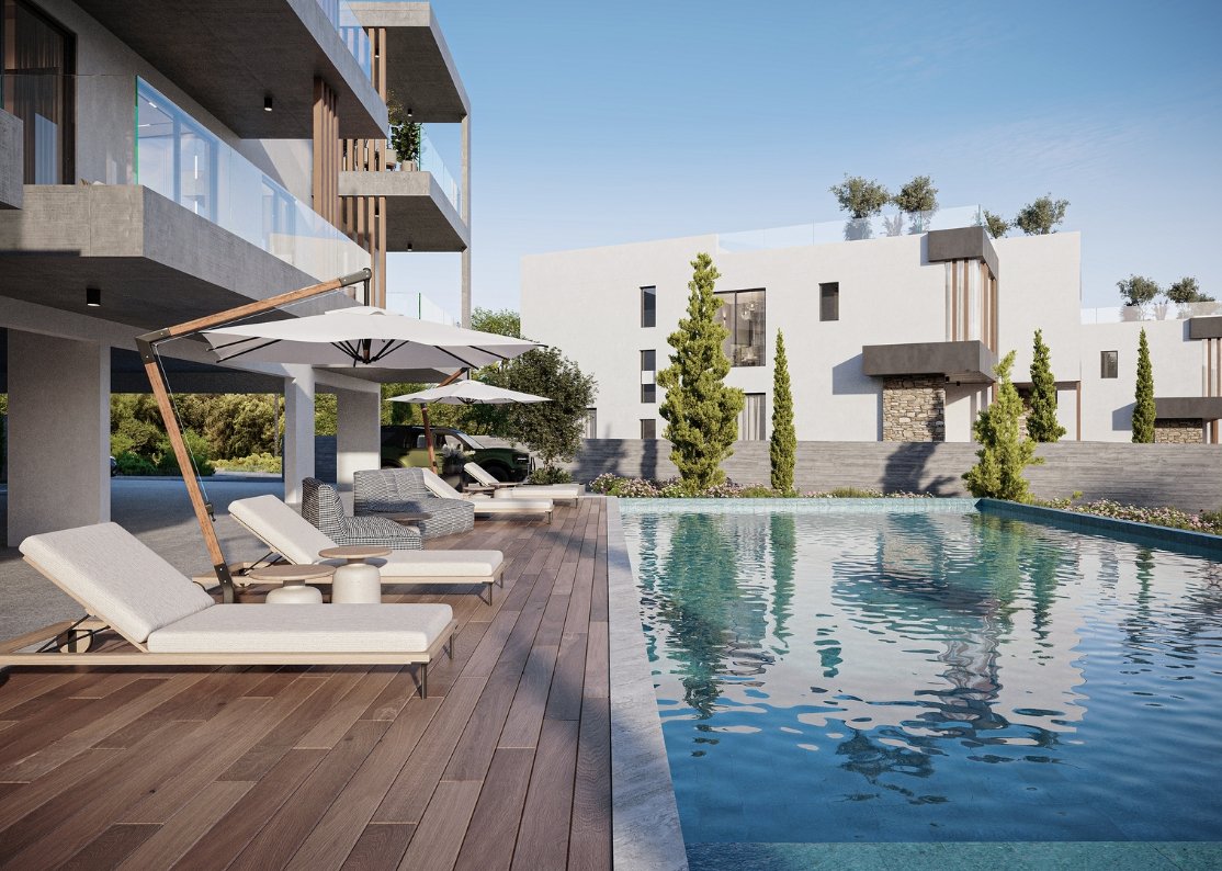 Apartamenty Virgo | Apartamenty z 2 sypialniami w Chlorace, Pafos