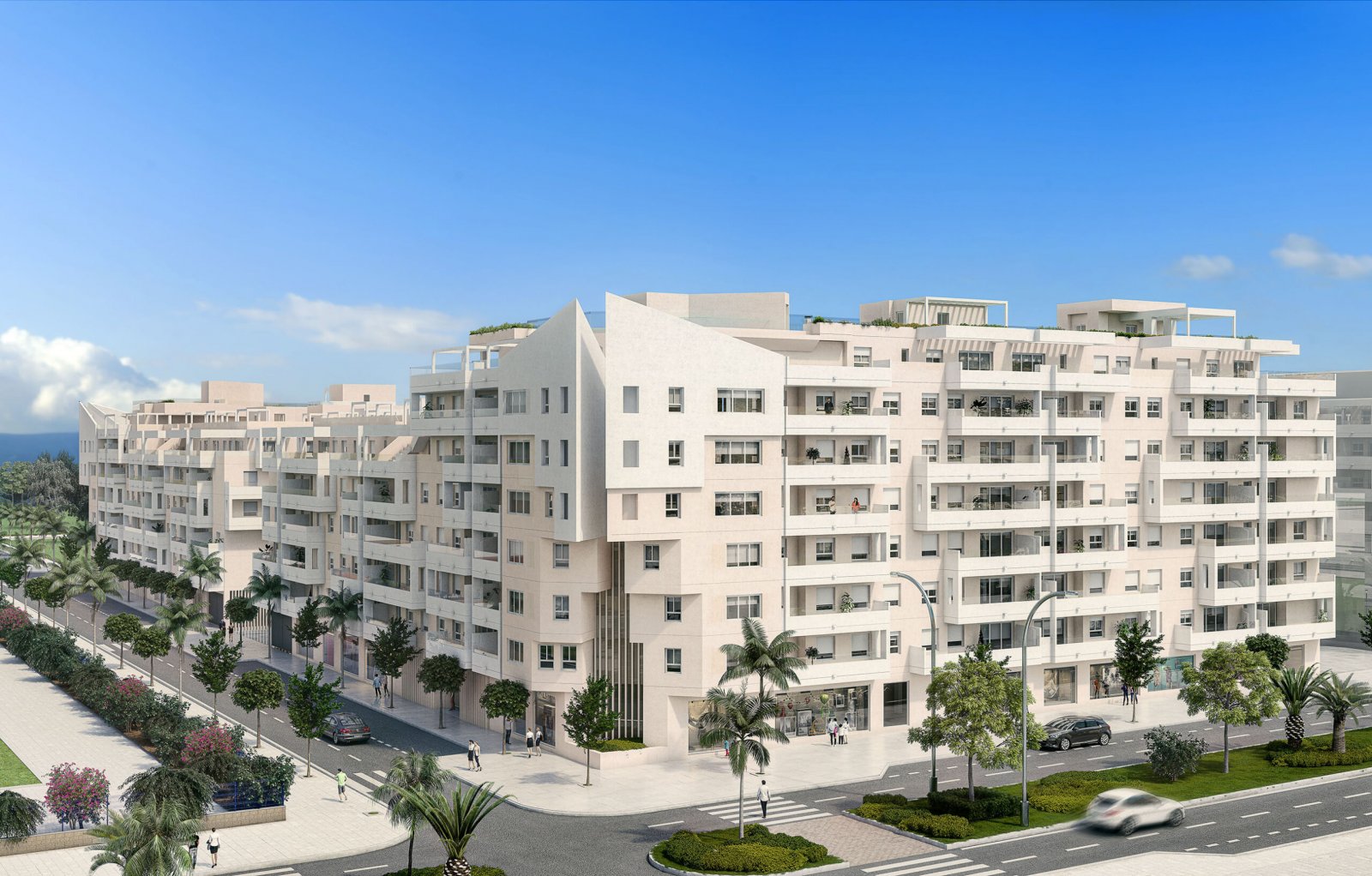 Ekskluzywne apartamenty, prywatne tarasy i widok na morze, Marbella