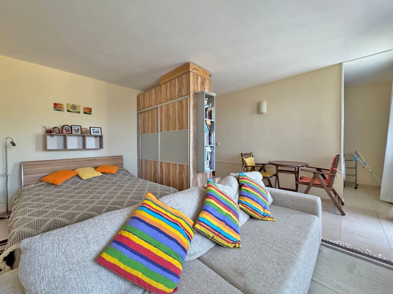 Studio im Komplex Relax mit Blick auf die Berge in Sveti Vlas, BulgarienStudio w kompleksie Relax z widokiem na góry w Sveti Vlas, Bułgaria