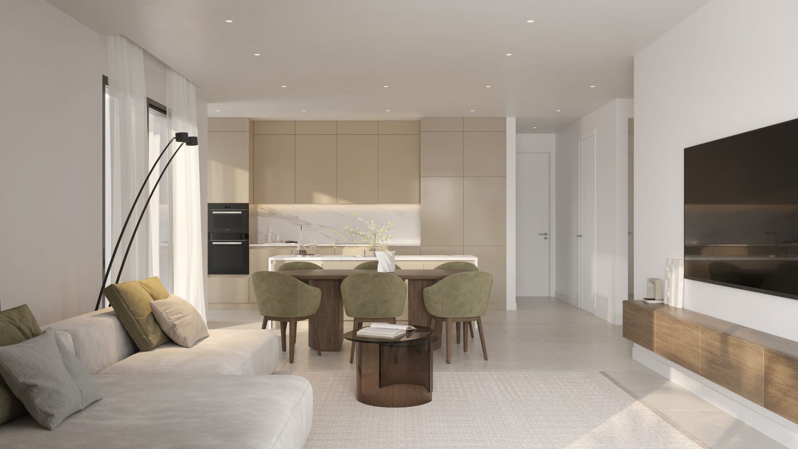 Komfortowe apartamenty 1 km od morza, Estepona