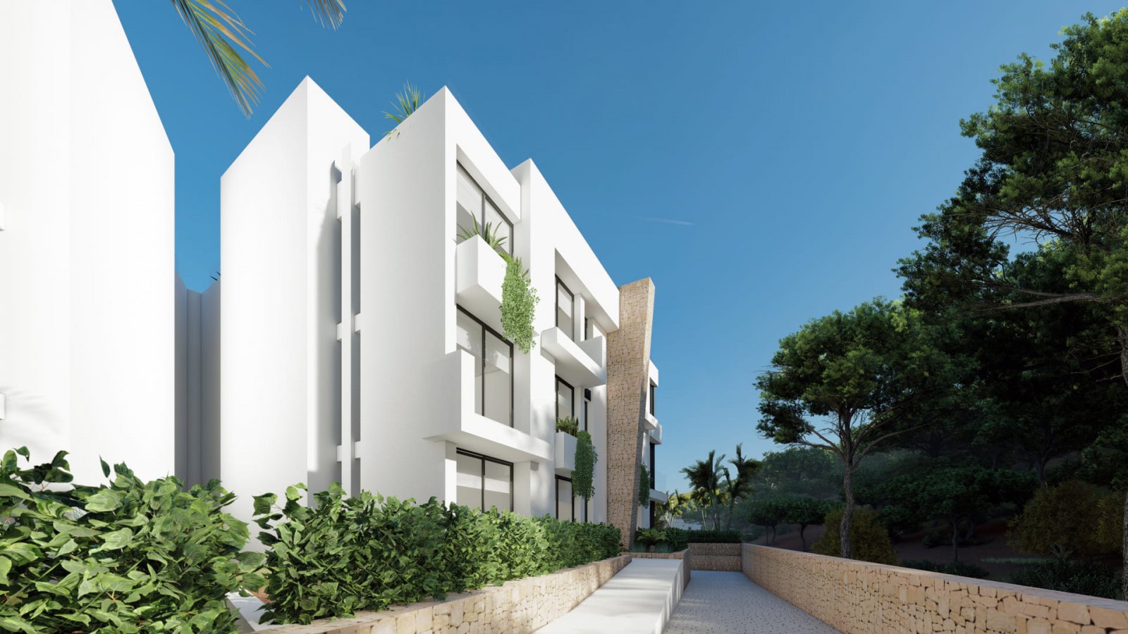 Nowoczesne apartamenty z tarasem i basenem, 3 km od morza, Cartagena