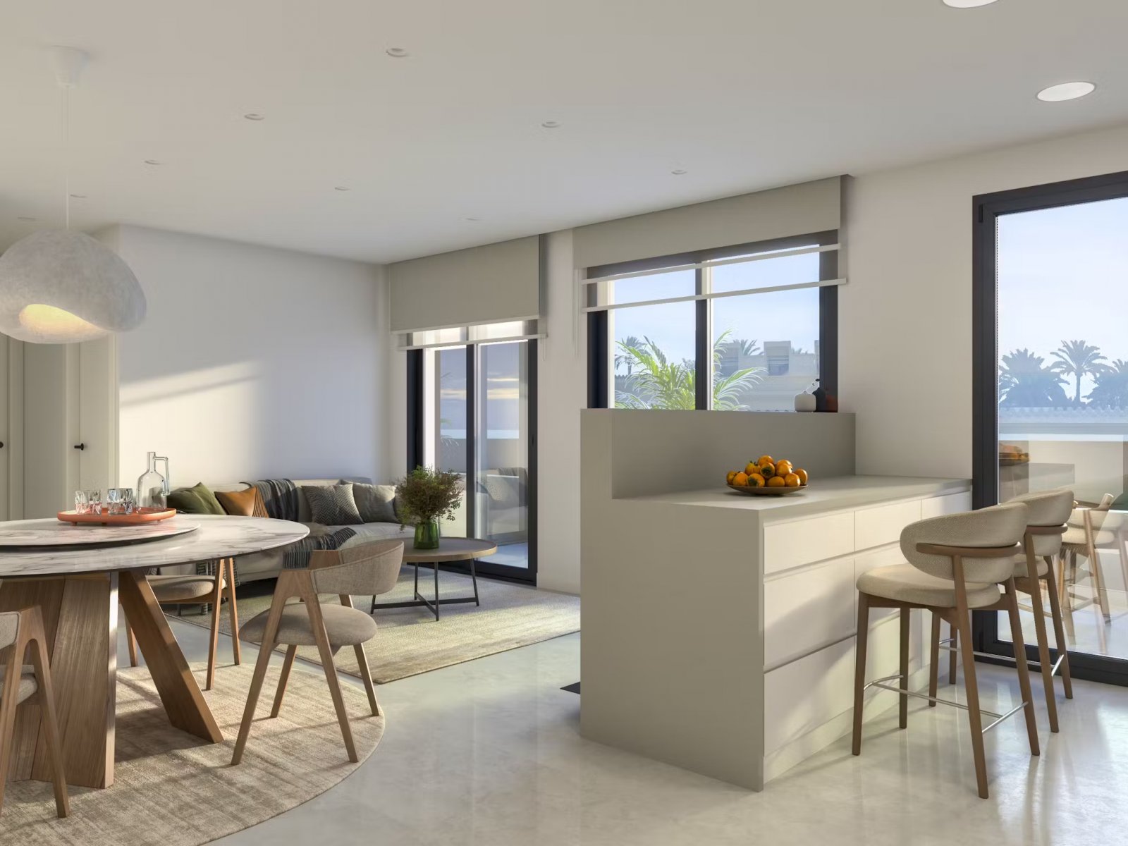 Ekskluzywne apartamenty i penthousy, 1 km od morza, Santa Pola