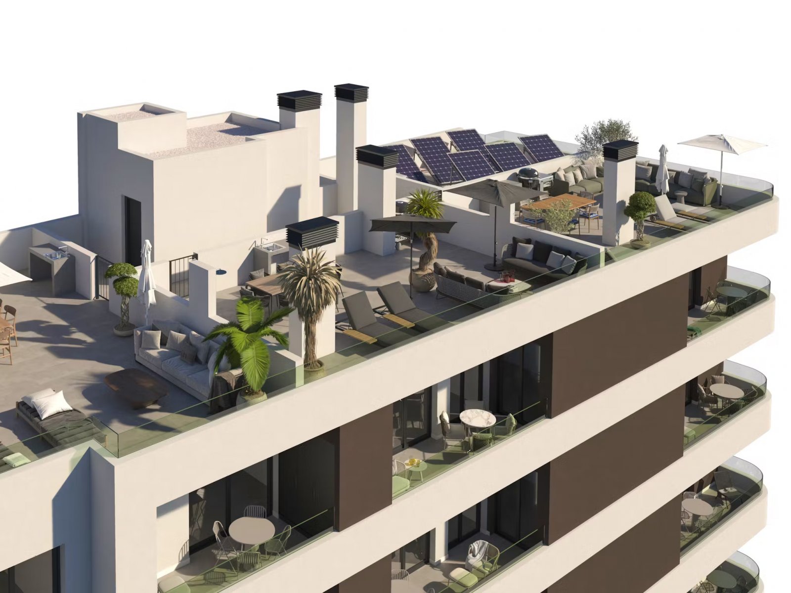 Ekskluzywne apartamenty i penthousy, 1 km od morza, Santa Pola