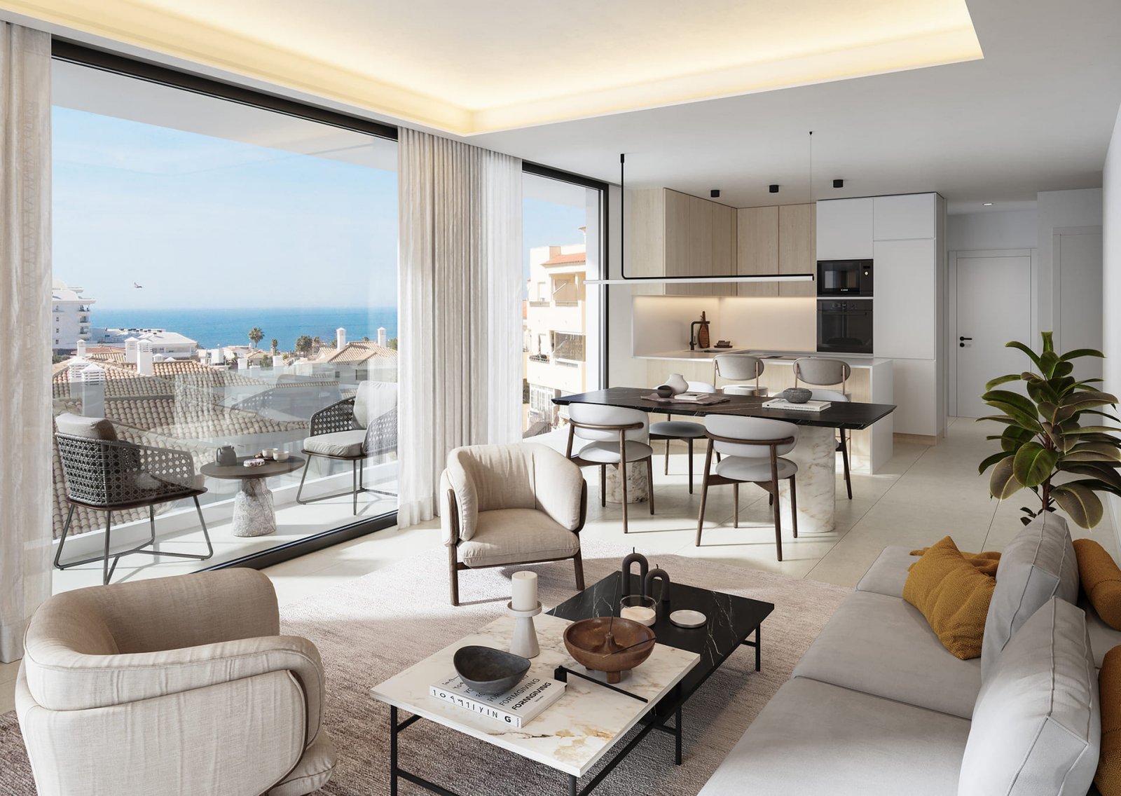 Exklusive Apartments mit Meerblick, Fuengirola