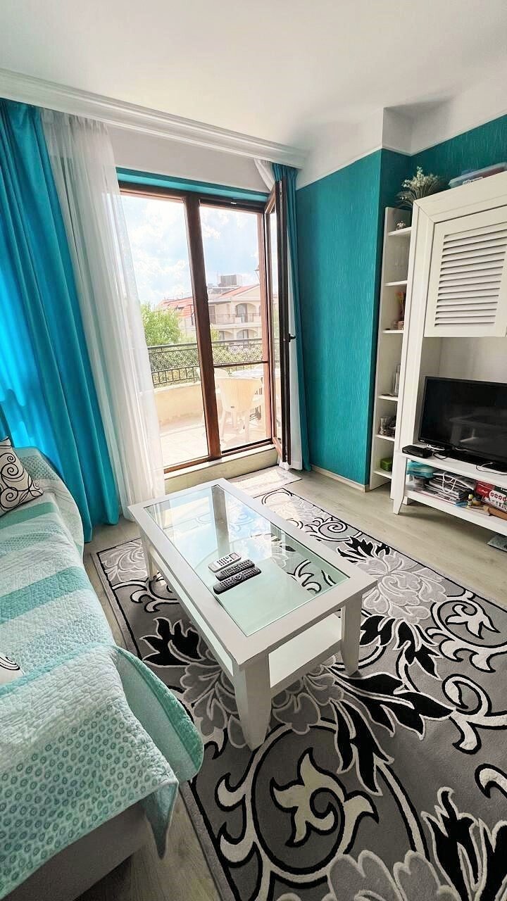 Hojne 3-pokojowe mieszkanie w ekskluzywnym kompleksie mieszkaniowym Harmony Suites 3, Słoneczny Brzeg, Bułgaria
